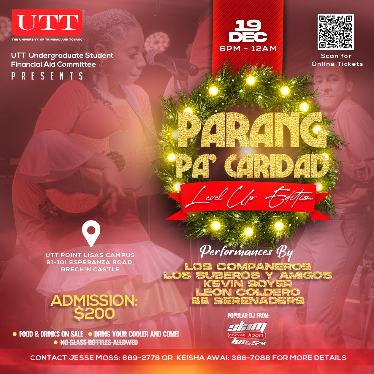 UTT “Parang Pa’ Caridad” – Christmas Parang Fundraiser