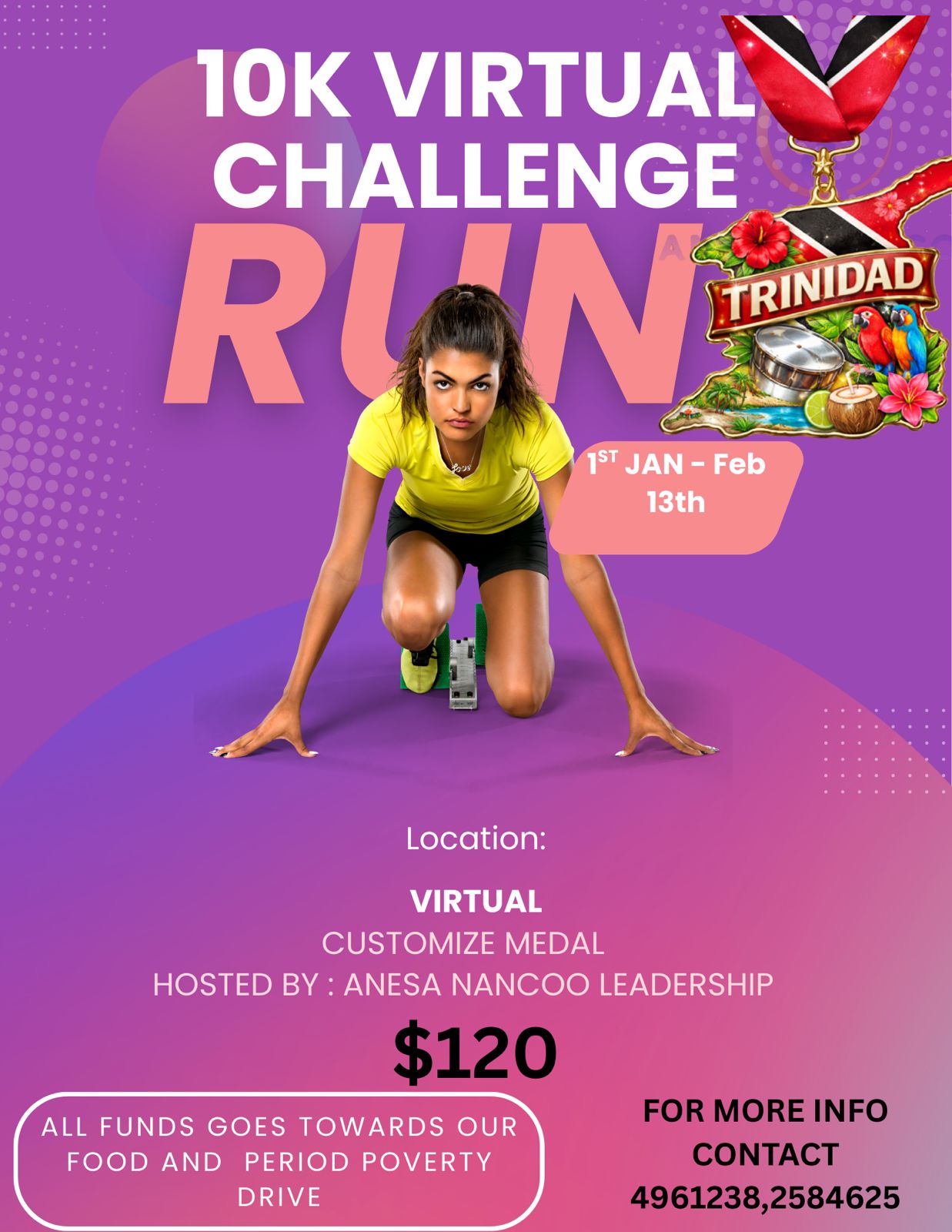 Anesa Nancoo Leadership 10k Virtual Challenge