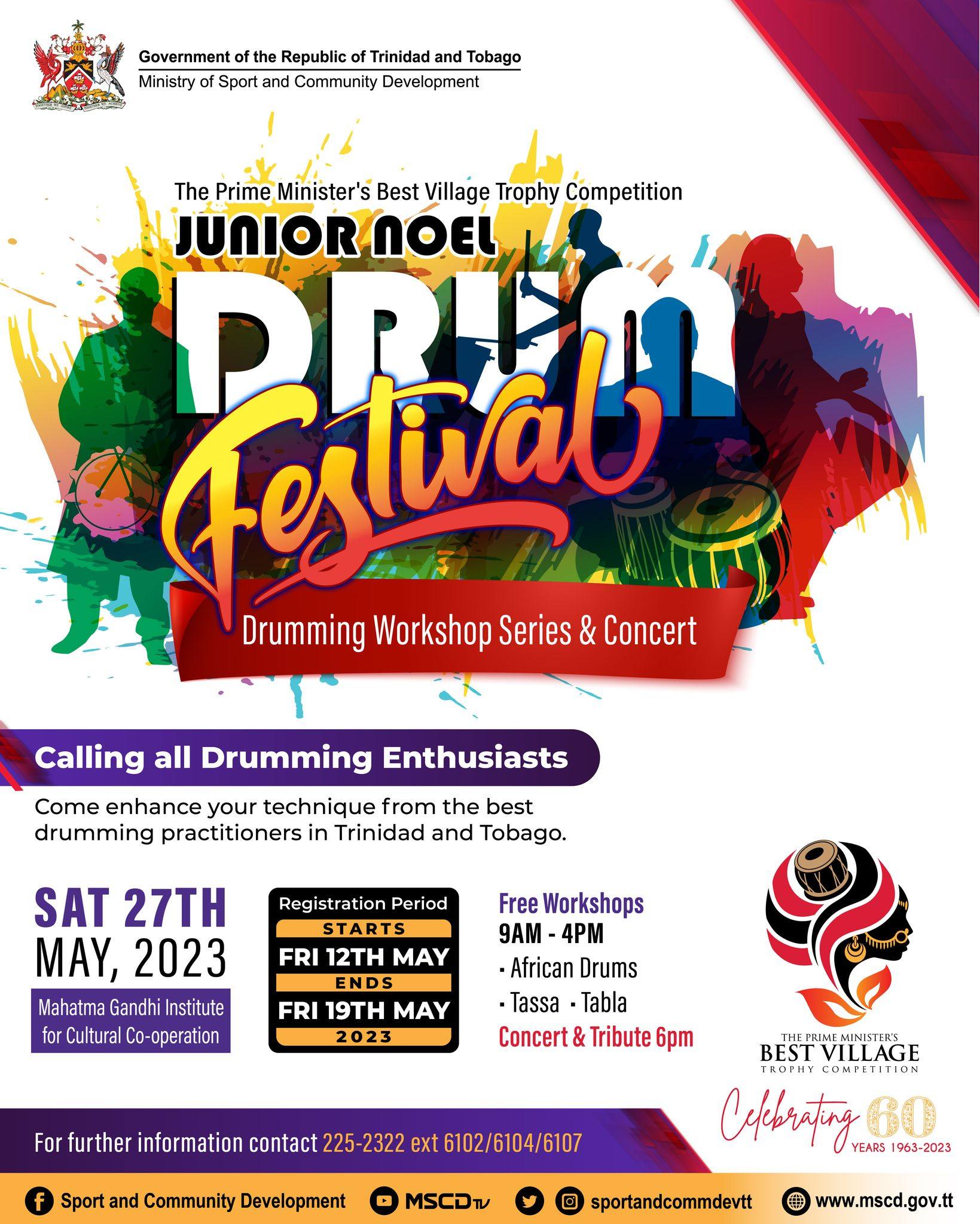 Drum Festival – Drumming Workshop Series & Tribute Concert