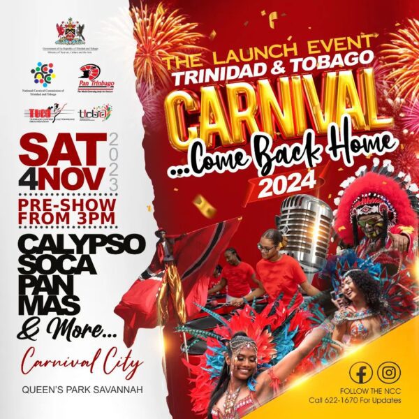The Launch Event of Trinidad & Tobago Carnival... Come Back Home 2024