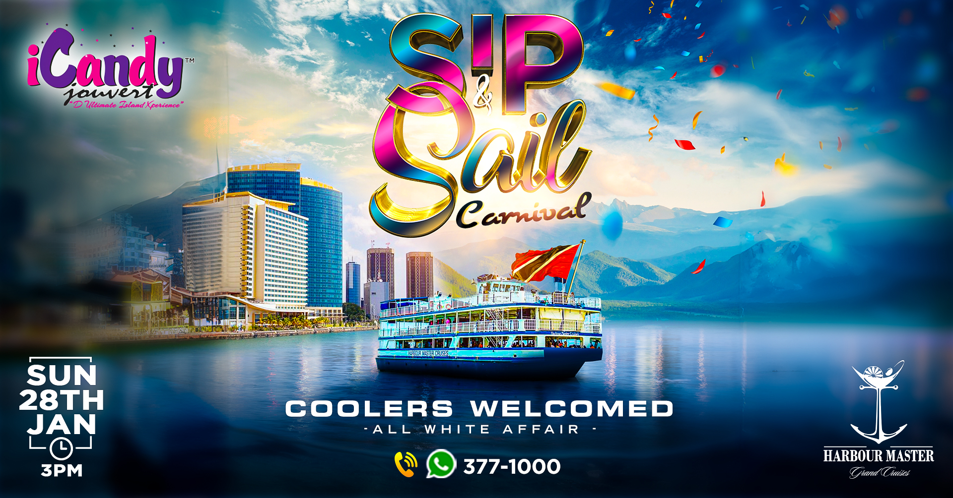 🎉 Sip & Sail Carnival Cooler Cruise 🥳