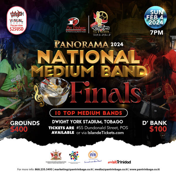 Medium Band Finals National Panorama 2024 Trinbago Events