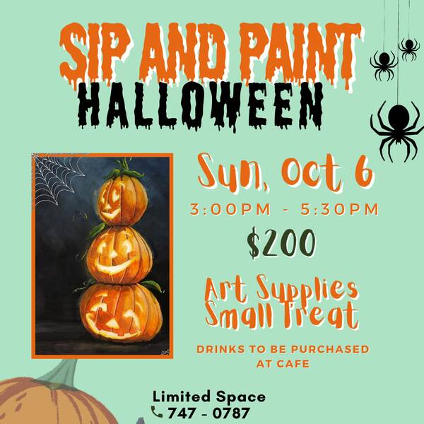 Sip and Paint Halloween