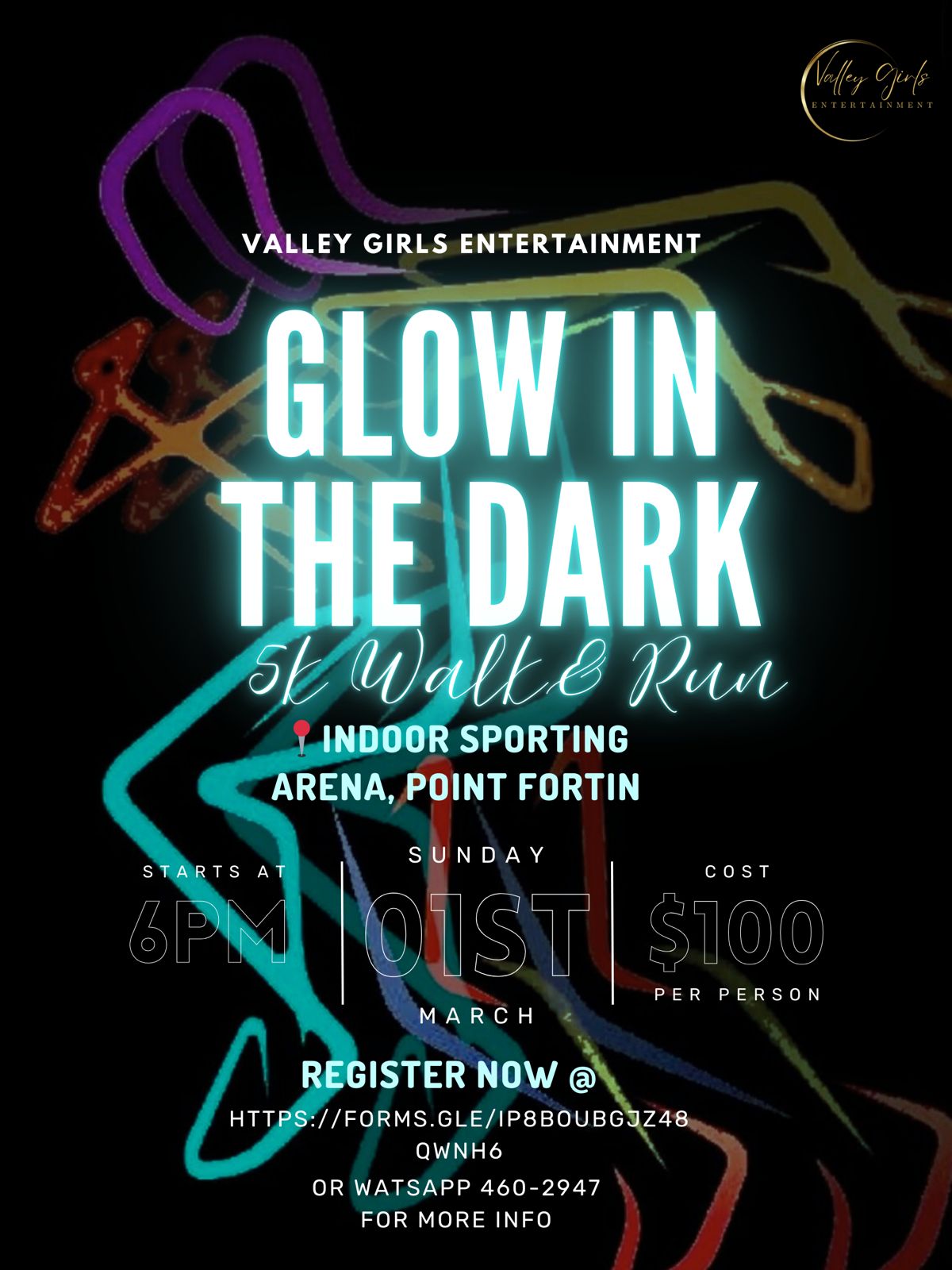 Valley Girls Glow In The Dark 5K