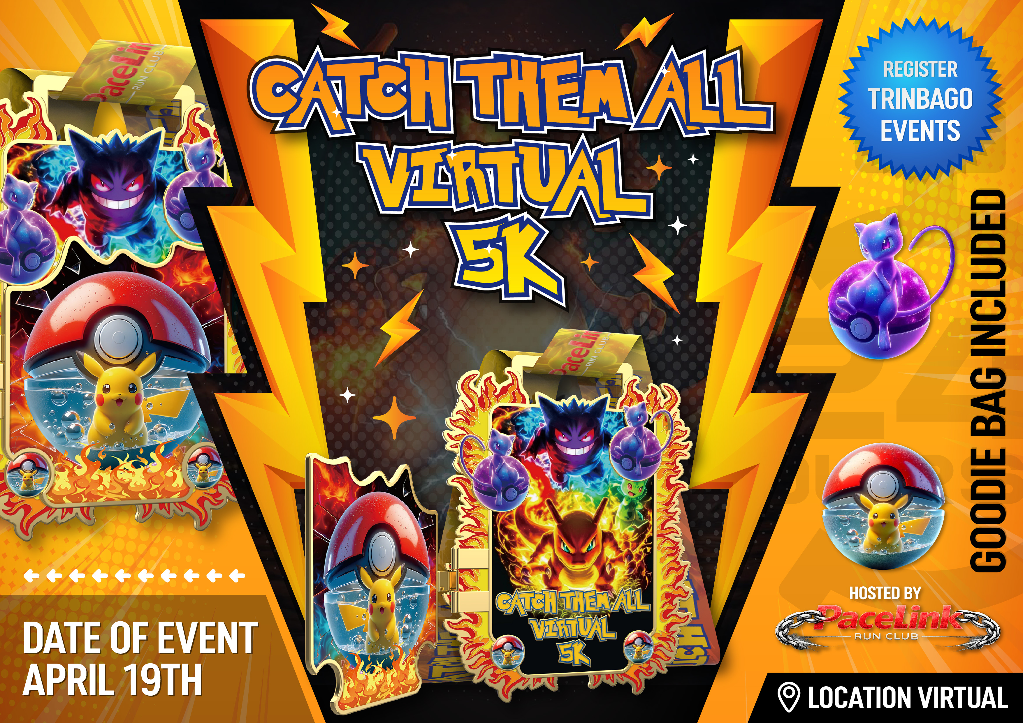 CATCH THEM ALL VIRTUAL 5K