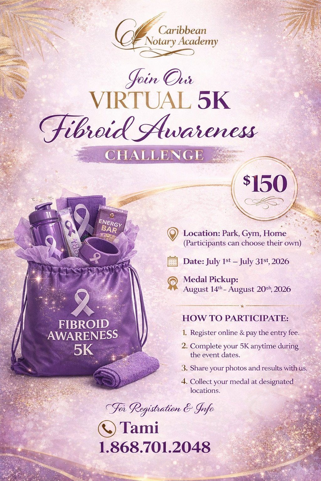 CNA Fibroid Awareness Virtual 5k