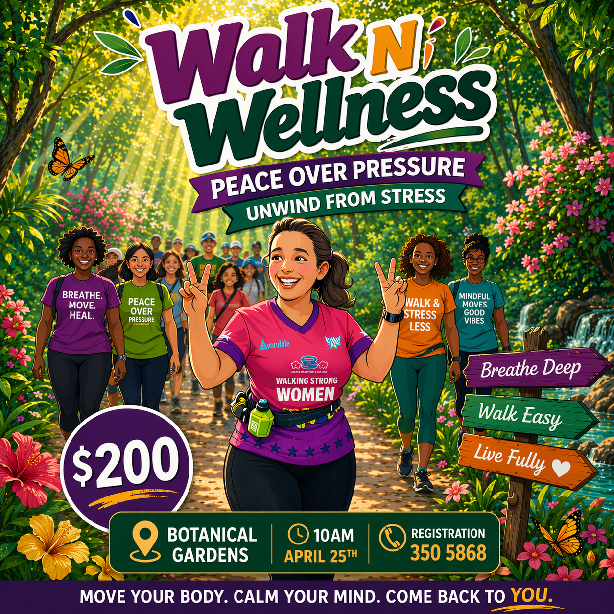Walk N Wellness – Peace over Pressure