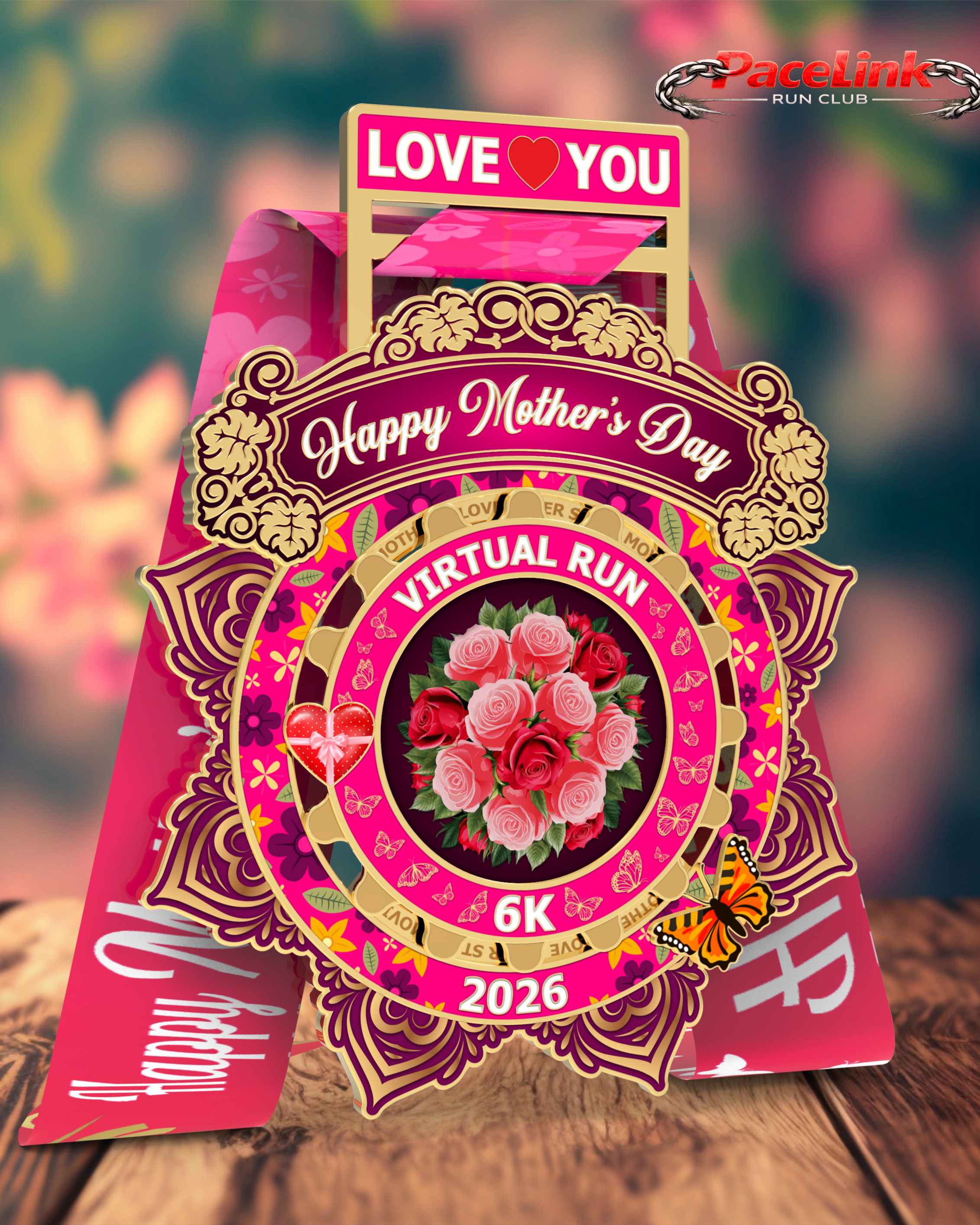 🌸 HAPPY MOTHER’S DAY VIRTUAL RUN 6K 🌸