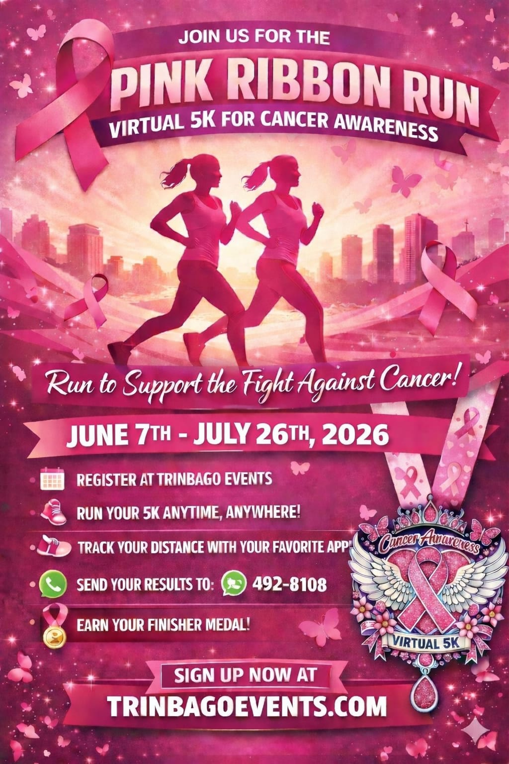 Pink Ribbon Virtual Run