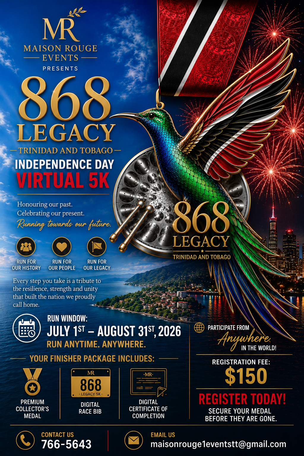 The 868 Legacy Virtual 5K