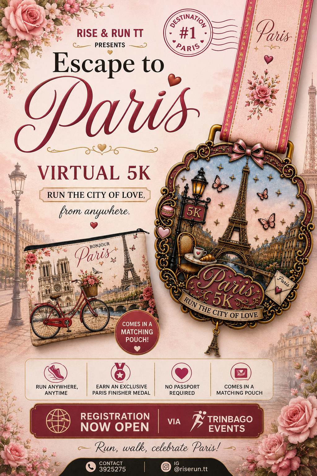 🇫🇷 Escape to Paris Virtual 5K