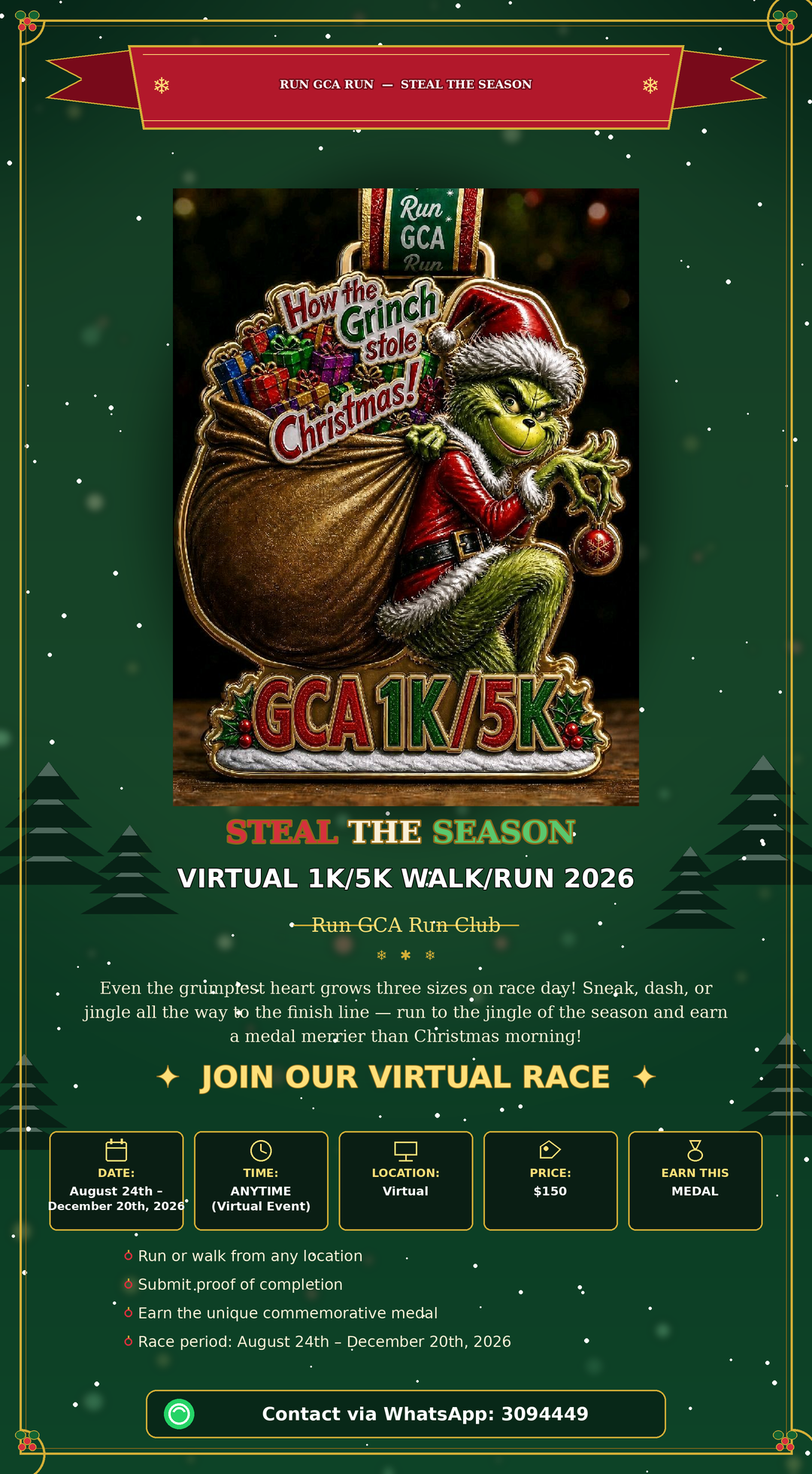 STEAL THE SEASON VIRTUAL 1K/5K