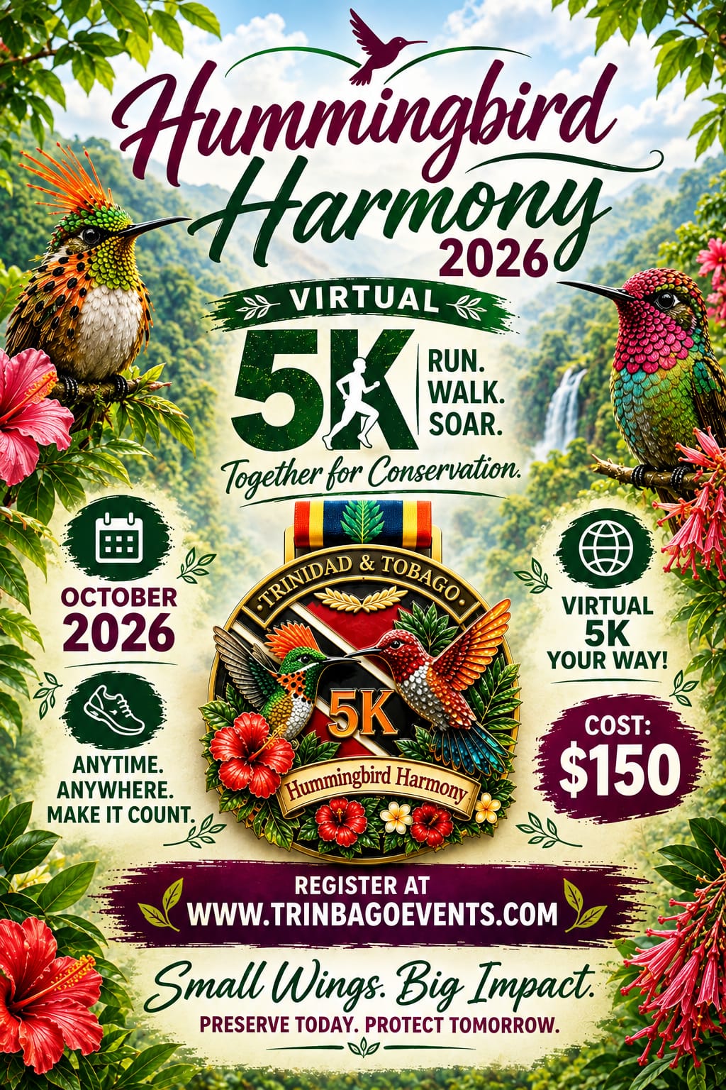 Hummingbird Harmony 2026 Virtual 5K